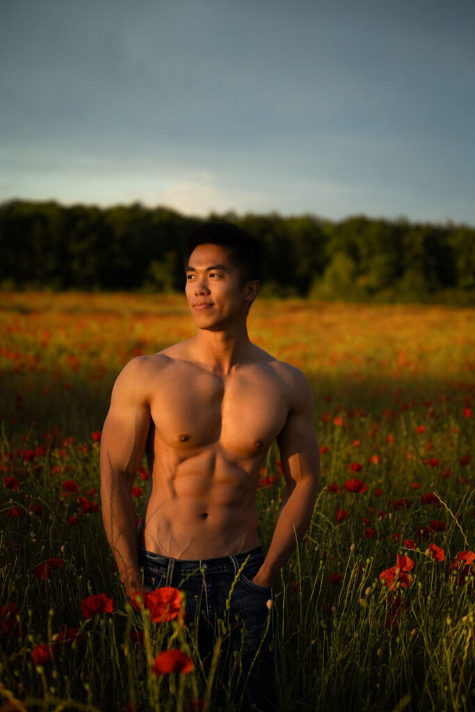 Portrait de mod&egrave;le masculin par JP Combeau