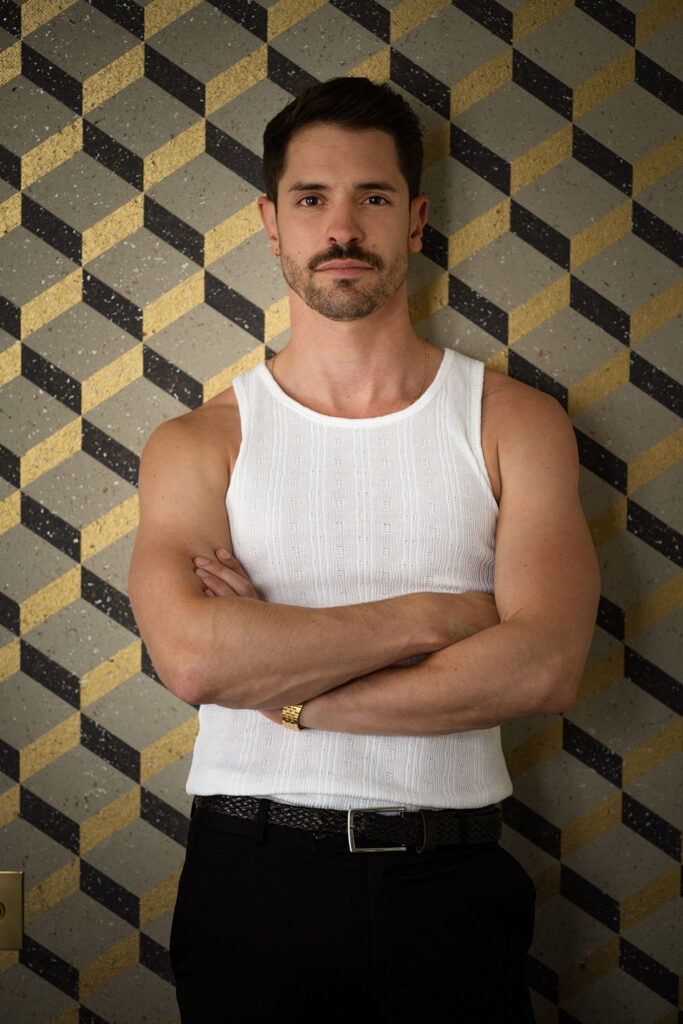 Portrait de mod&egrave;le masculin par JP Combeau